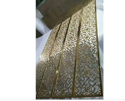 玄关不锈钢屏风